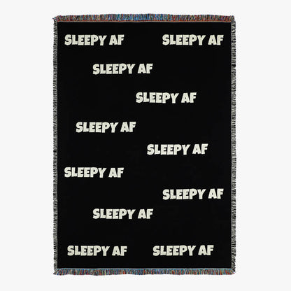 Black throw for sofa with &
