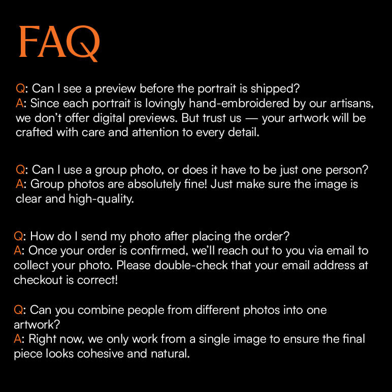 list of frequently asked questions