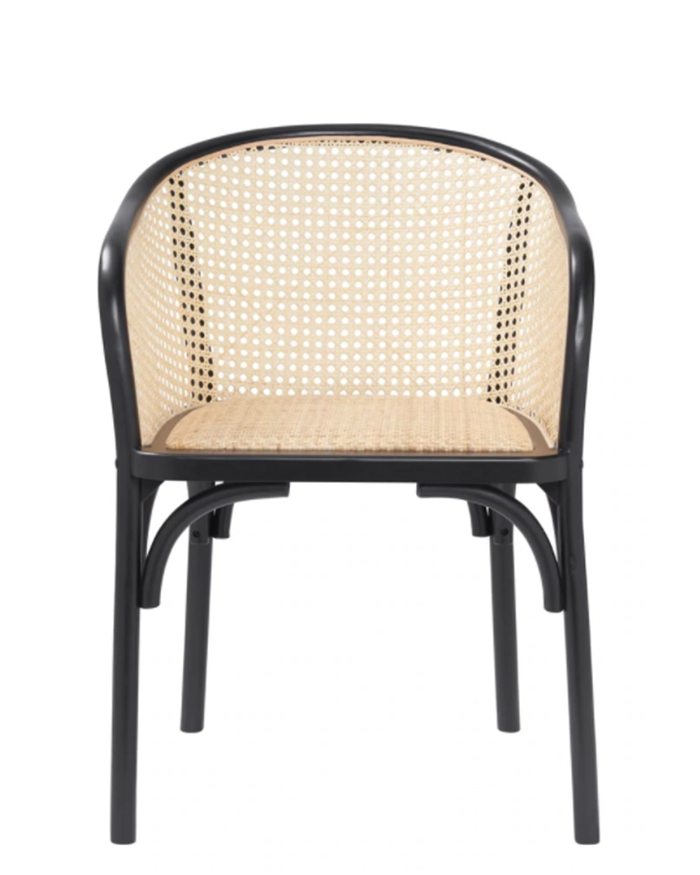 A modern take on the classic cane chair